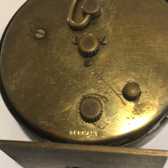 Hamilton Antique Travel/Desk Clock from Germany Works Roman Numerals Rosewind - Picture 5 of 6